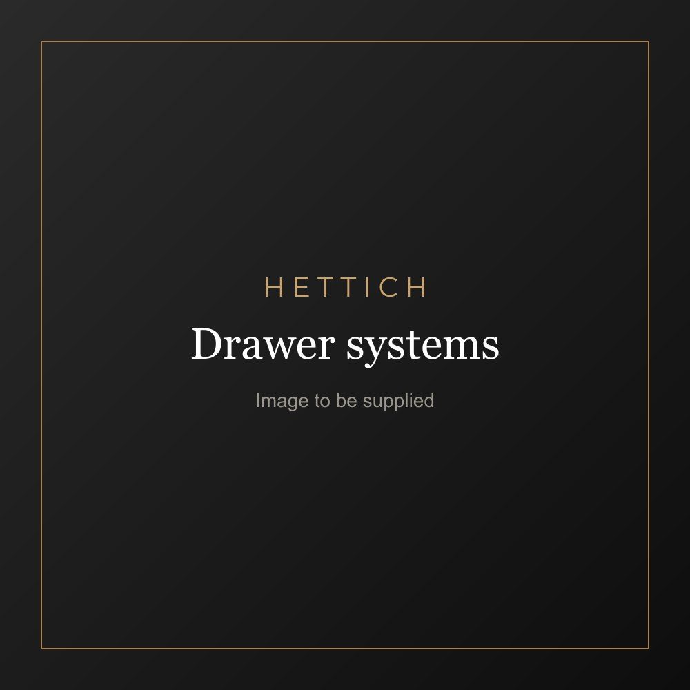 Hettich drawer systems
